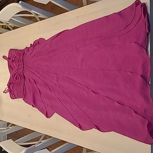 Y2K E! Live from the Red Carpet by Adrianna Papel Floor Length Chiffon G…